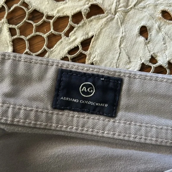 AG Adriano Goldschmied Men's The Matchbox Slim Straight Khaki Jeans Size 32